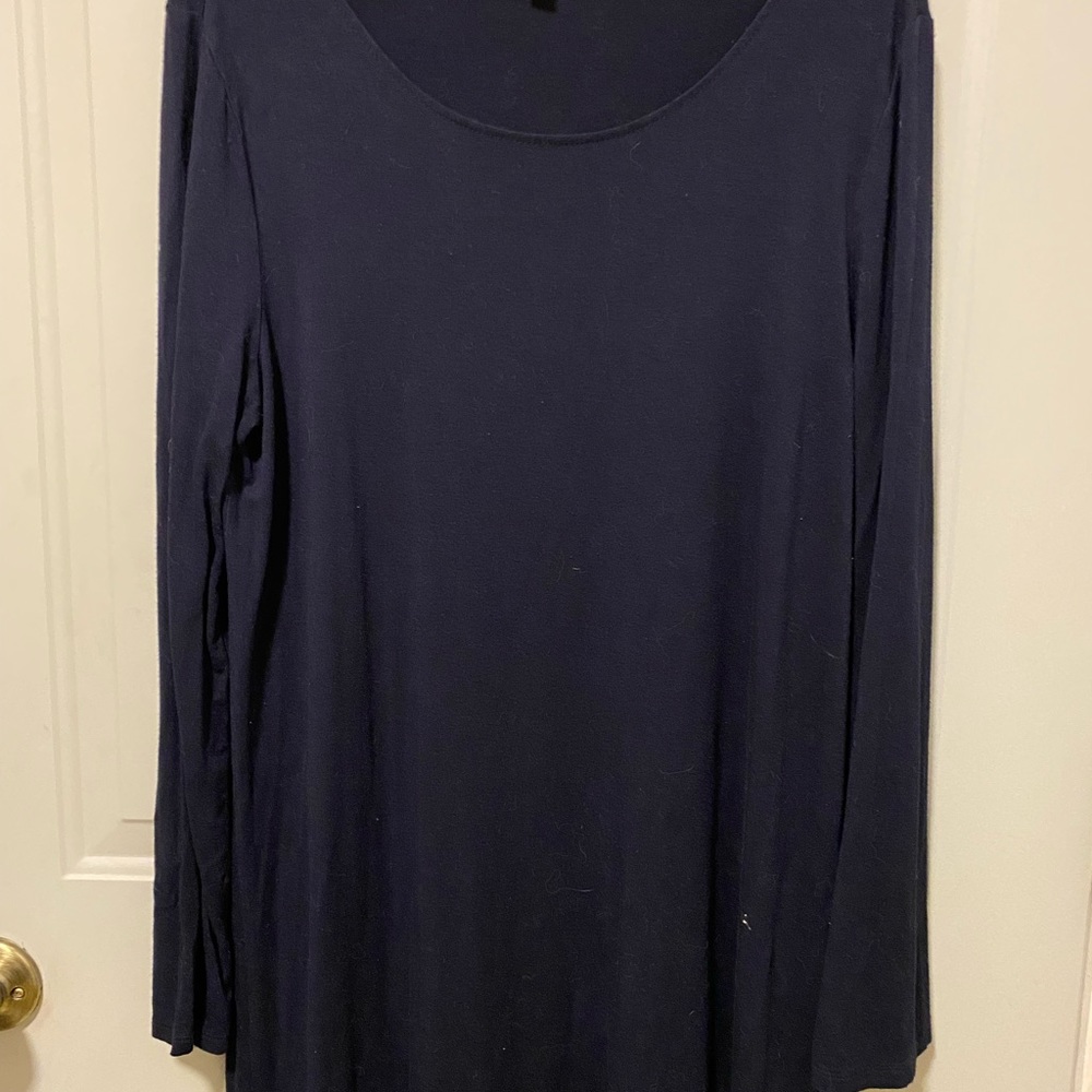 Philosophy navy blue midi dress.